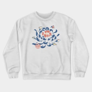 Vintage Japanese Flower Koi by Tobe Fonseca Crewneck Sweatshirt